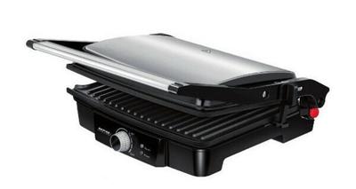 Mpm Mgr-09 M 2000 W Electric Grill Non-stick Coating Steel Black
