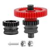 For 3D Printer Extruder Upgraded Double Gear Wear Resistance Nanometer Coated Hardened Steel For 3D Printer Parts
