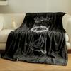 Royal Crown Thorn Wreath Peace Dove Blanket  Printed Blanket for Living Room Bed Couch Lunch Break Soft Cozy Blanket for Friend's Festival Gift