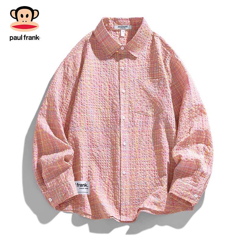 Paul Frank Men's Loose Fit Long-Sleeve Casual Shirt