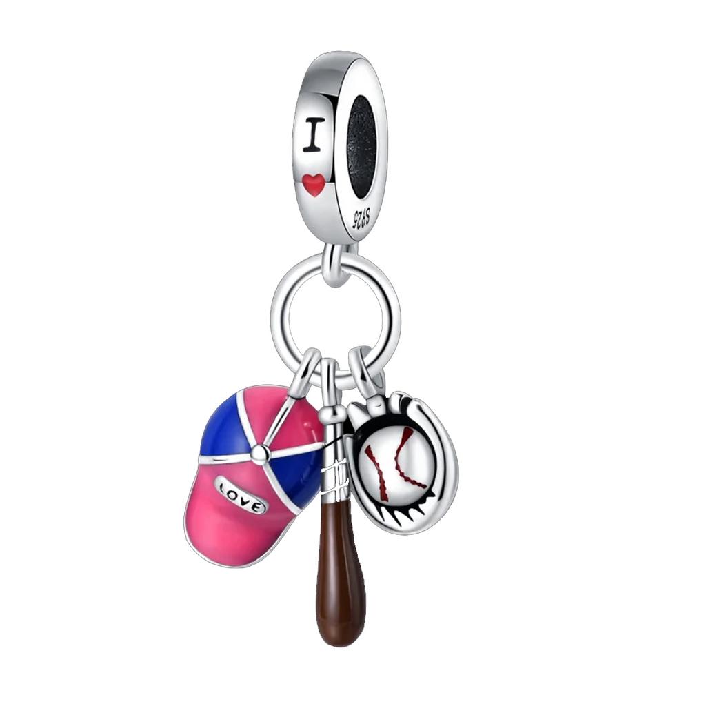 New Copper Basketball Football Sports Series Pendant Charm Fit Original Diy Bracelet Accessories Women Jewelry