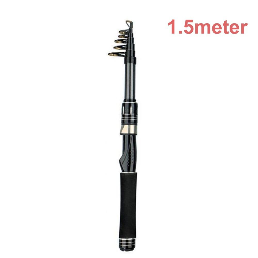 30T Carbon Fiber Retractable Fishing Rod Ultra Light Carbon Tip Rock Fishing Rod High Strength Anti-wear Guide Ring
