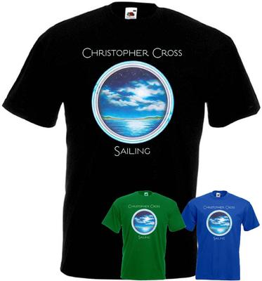 Christopher Cross Sailing V15 T Shirt Black Blue Green All Sizes   Unisex T-Shirt