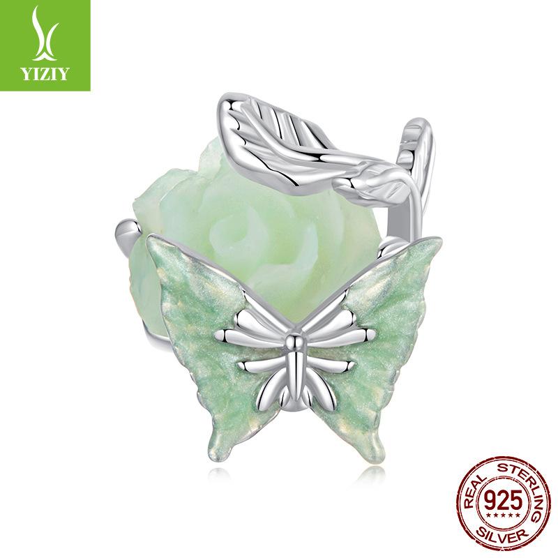 Spring New Green Flowers And Insects Series Wind Personalized Diy Bracelet Beaded Accessories