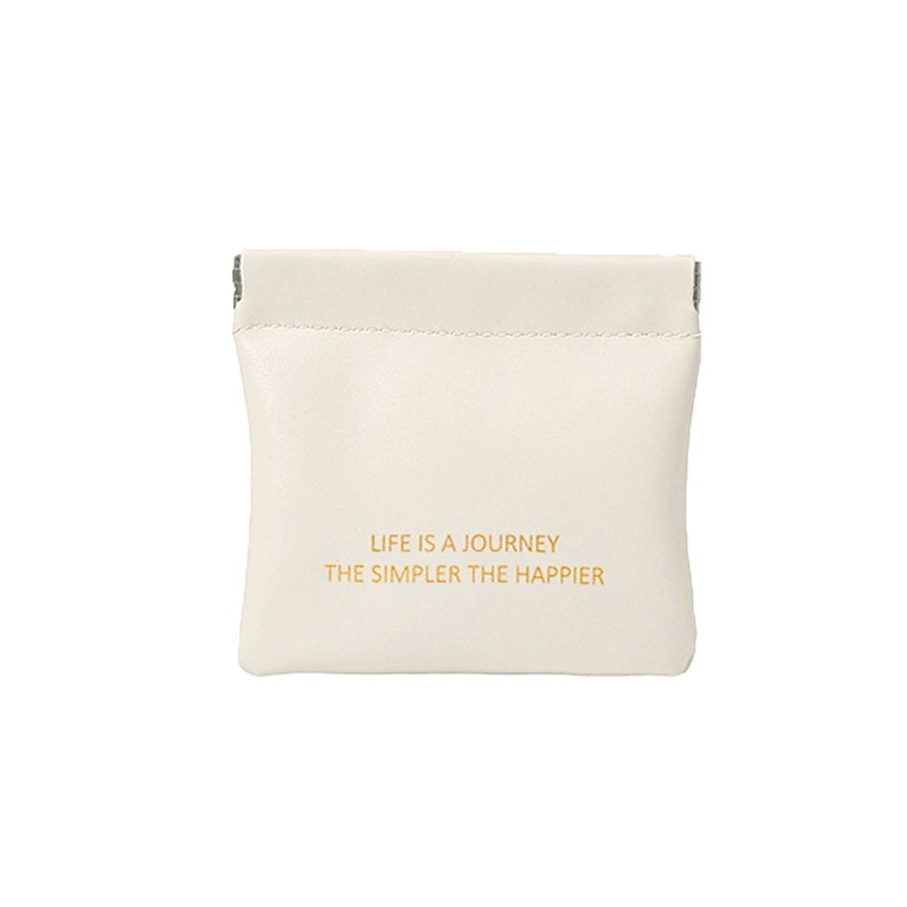 

Bags Self-closing Lipstick Cosmetic Bag PU Coin Purse Women Change Storage Bag Leaf Spring Bag S