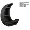 Crescent Moon Shape Storage Rack Faux Crystal Natural Stone Display Rack