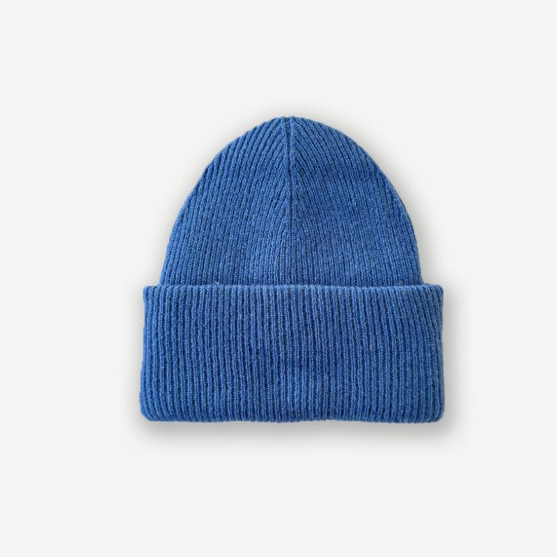 Winter Warm Beanies Casual Thread Hip Hop Hat Adult Women 100% Wool Knitted Skull Cap Gorro Ski Caps Cold Proof Beanies