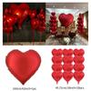 Oversize 63 inch red aluminum foil balloons and 18 inch love balloons Valentine's Day proposal wedding birthday decoration