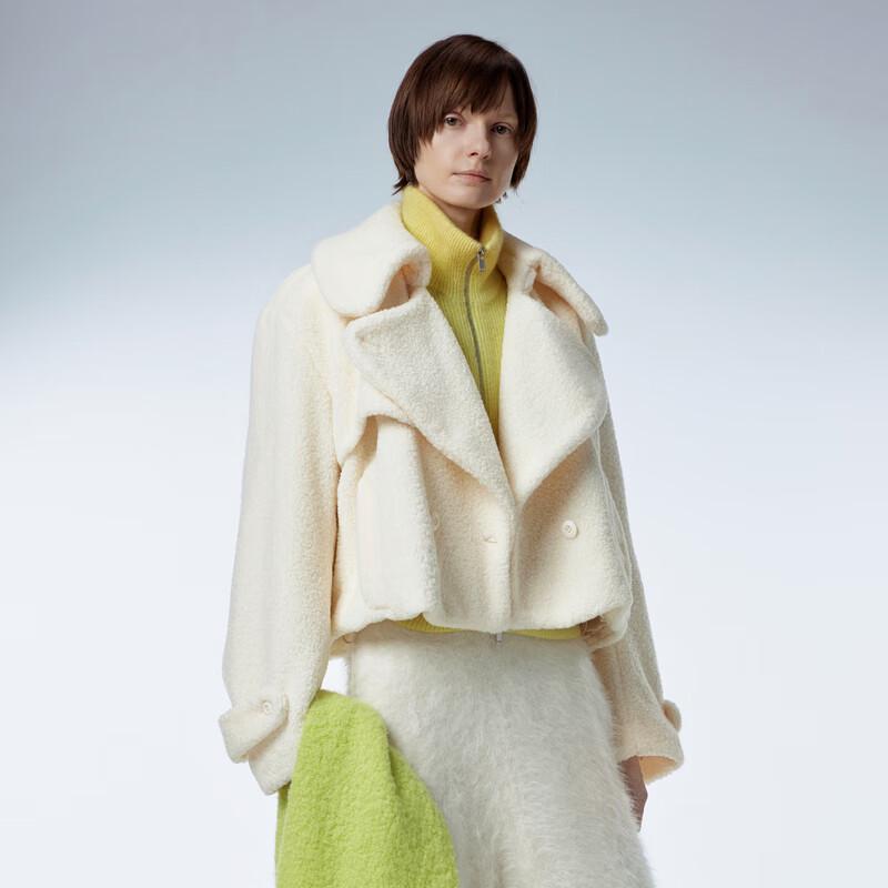 

JNBY Свободная зимняя куртка с воротником из искусственного меха XS