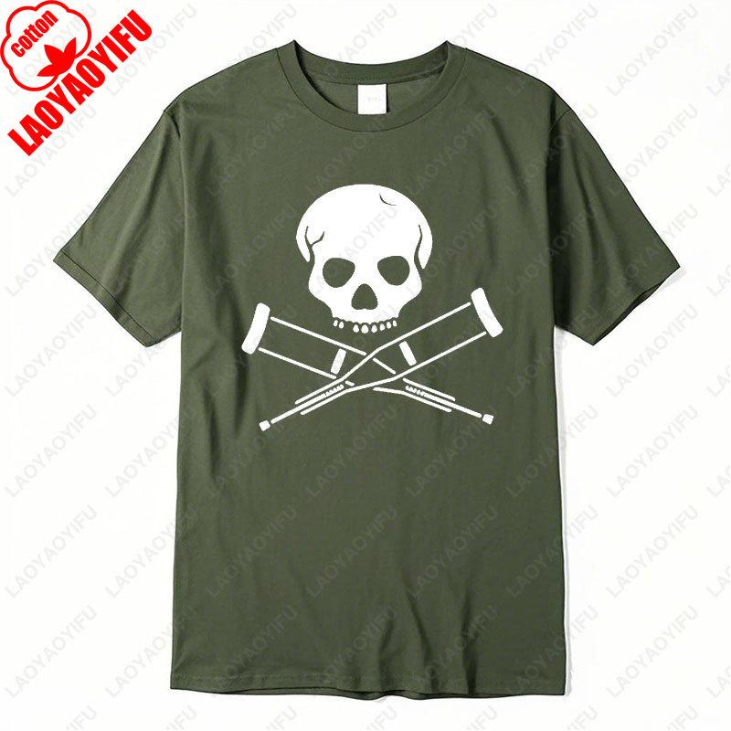 Jackass Pirat Rolig Jul Julklapp Födelsedags T-shirt Retro Bomulls T-shirts Punk Dödskalle Grafisk T-shirt Kvinnor Män Casual Camisetas