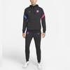 Nike Barcelona Farbblock-Logo-Druck Halbreißverschluss Schnelltrocknender Hoodie Herren Hoodie Schwarz DB7814-014