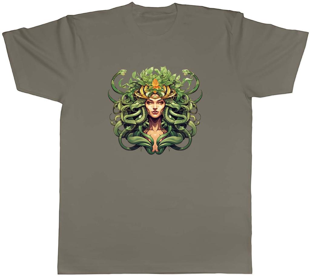 Medusa Snake Head Unisexs TShirt Greek Mythology to Stone Tee Gift