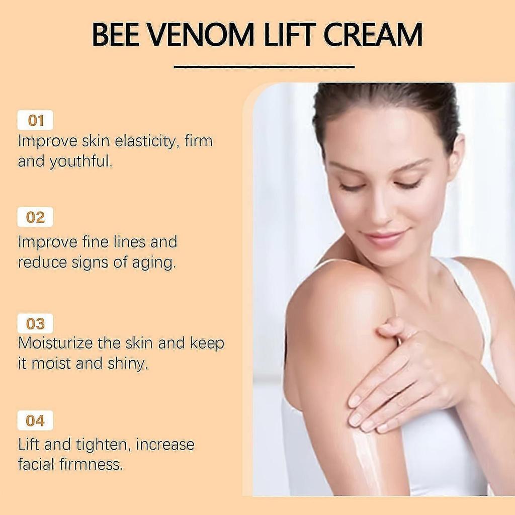 Bee Venom Wrinkle Removal Cream,Bee Venom Anti-Wrinkle Cream Anti-Wrinkle Moisturising Cream for Face, Moisturising Skin Cream for Wrinkle Correction
