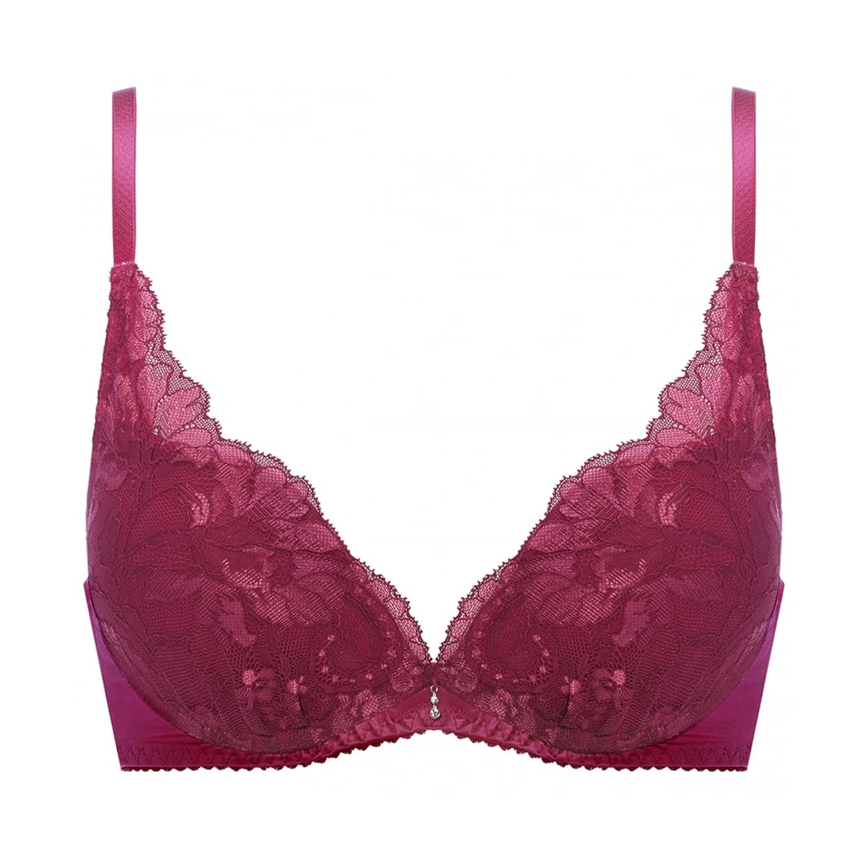 AMOSTYLE Dream Floral M020 Size E70 Bra, Non-Wired, Spells, (Pink),