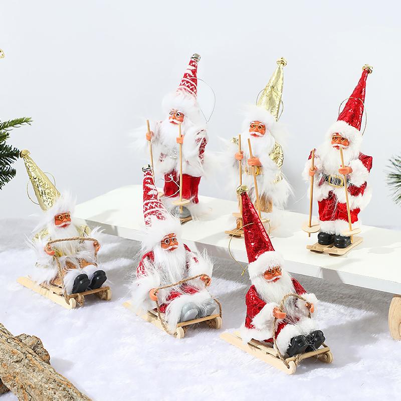 Christmas Christmas Doll Exquisite Christmas Decoration Home Decor Santa Claus Design Funny Multi-Color