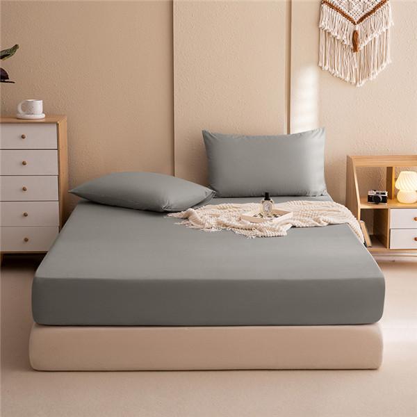 Super Waterproof Bed Fitted Sheet Solid Color Anti-slip Mattres Protector Cover Waterproof Bedspread Protector for Single Double