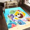 1PC Cartoon Shark Carpet Floor Mat, Anti-slip Mat Chair Rug For livingroom,Bedroom, Doormat Home Decor Gift Christmas Gifts