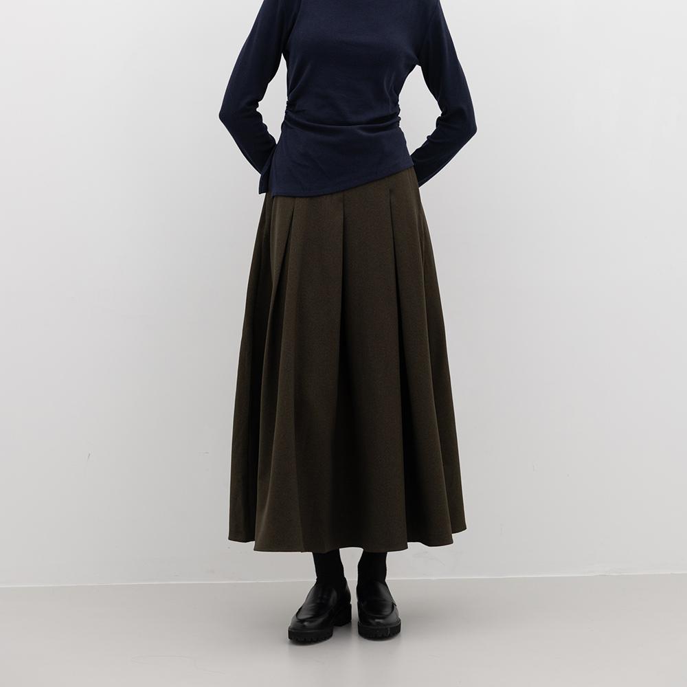 Wednesday Delight Wd_Loose Fitting Skirt_Brown
