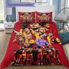 Comic Style Football Team Celebration Print Duvet Cover Set, 3Pcs Sports Bedding Set with 2 Pillowcases for Bedroom