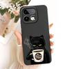 Cute Cartoon Black Cat Dragon Soft Silicone Case For Realme 16 Pro Pro+ Realme16 Back Cover Shockproof Shell Anti-scratch Bumper