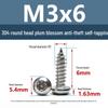Yigu 304 Anti-Theft Torx Pin Self-Tapping Screws: M2-M5 Round Head, Mushroom Head, Pointed Tail Wood Screws