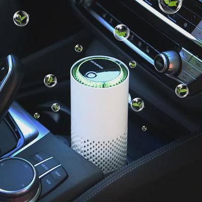 Purificador de aire y aromaterapia para coches transfronterizos: Filtro HEPA con eliminación de iones negativos y formaldehído