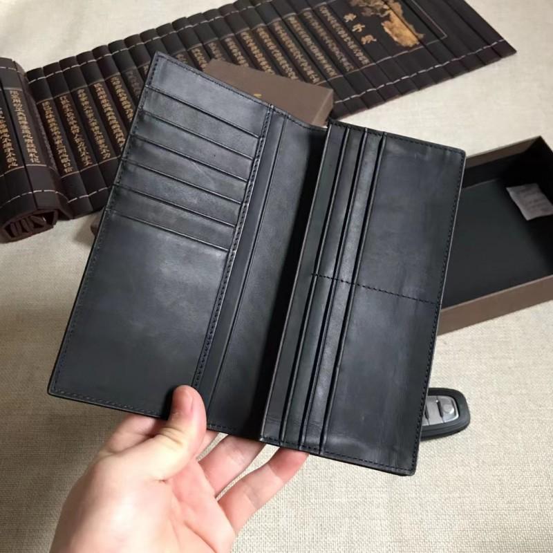 Genuine Leather Handcrafted Woven Clutch Wallet Women Men Large Capacity Bifold Purse With Multiple Card Slots