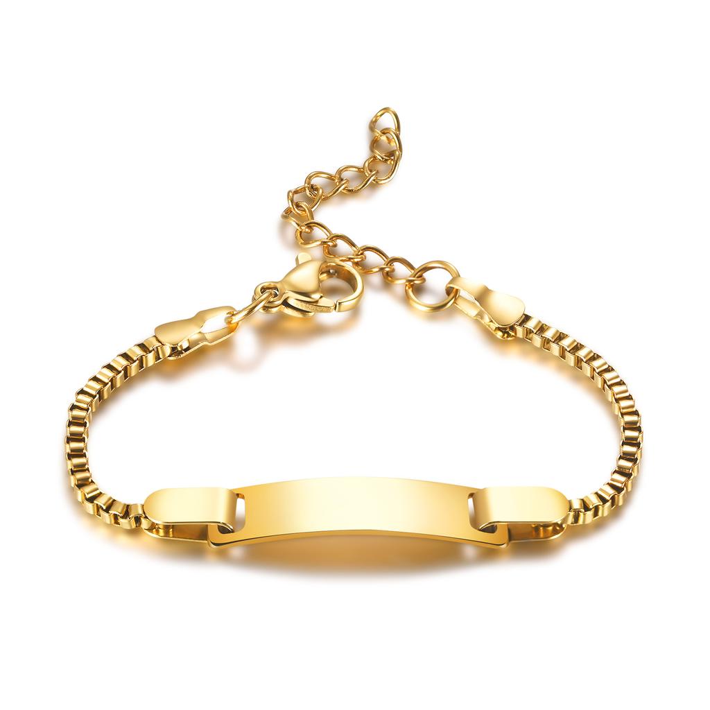 Personalized Butterfly Bracelet Name Customized for Gilrs Boy, Figaro Chain Link Wrist Jewelry Stainless Steel