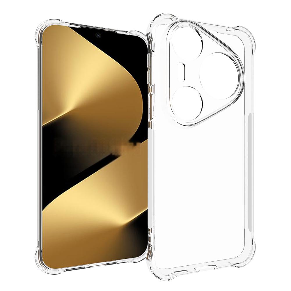 

For Huawei Pura 80 Ultra Clear TPU Case WANLONFENG TM Series 2.0mm Phone Back Cover Transparent