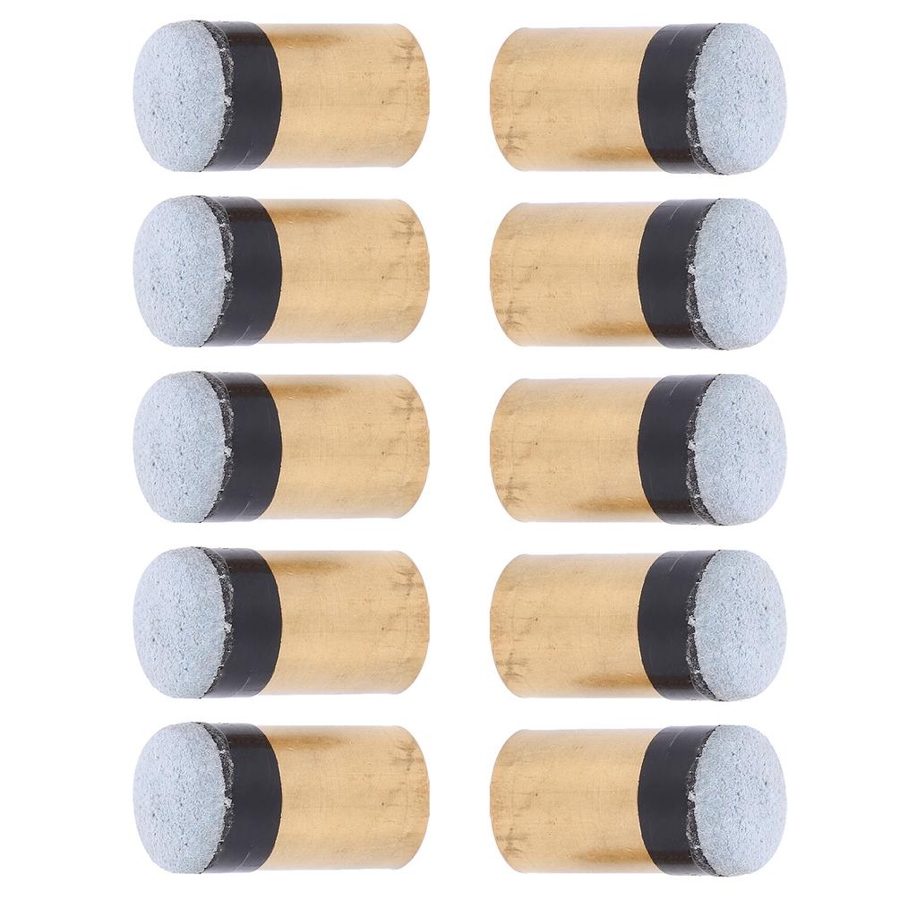 10Pcs Bag Billiard Ball Accessories Pool Cue Nine Balls Club Replacement Screw Tips13MM