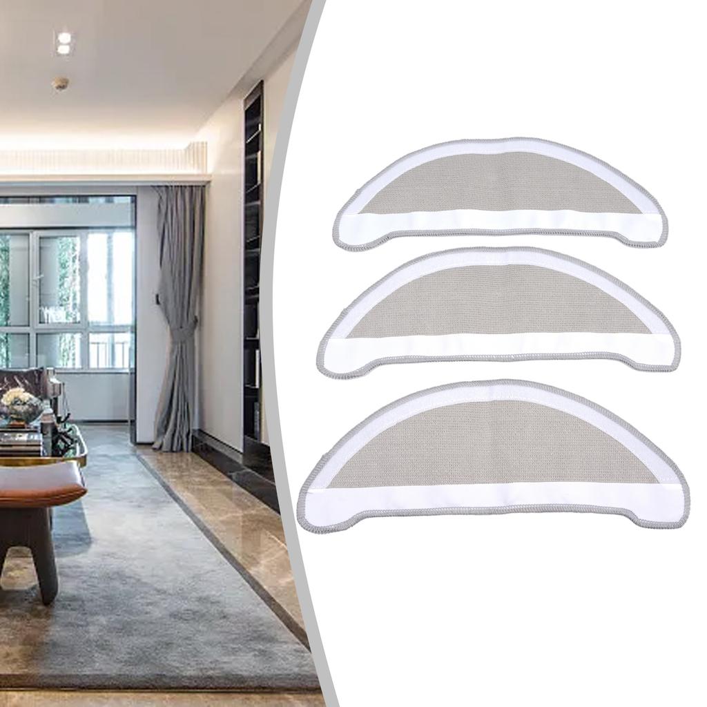 Cleans Every Corner Essential Replacement Set of Three Absorbent Mop Clothes For Your For T10 Plus Robotic Vacuums
