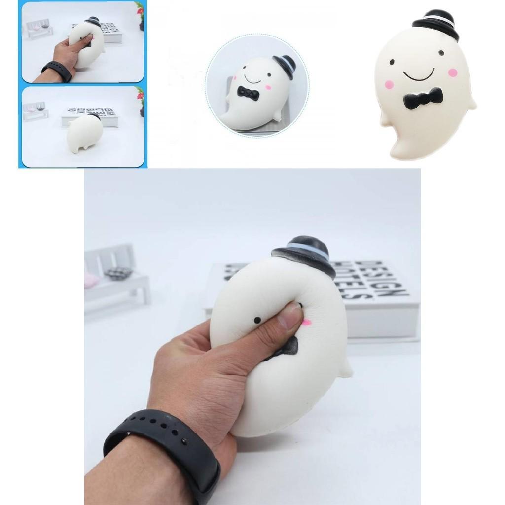 Emotional Visual And Intellectual Development Pu Foam Squishy Ghost Toy For Boys And Girls