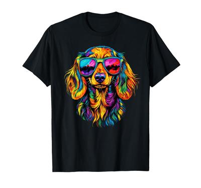 Dachshund In Sunglasses Dwarf Dachshund Dachshund Club Hunting Dachshund T-Shirt