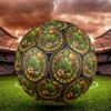 Lizard Nature Mandala Round Football Size 5 Adult Ball Suitable for Training Matches and Outdoor Team.