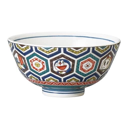 Doraemon" Rice Bowl, Approx. 12cm, Kutani Ware, Old Kutani Style, Tortoise Shell Pattern, Made in Japan, 008160