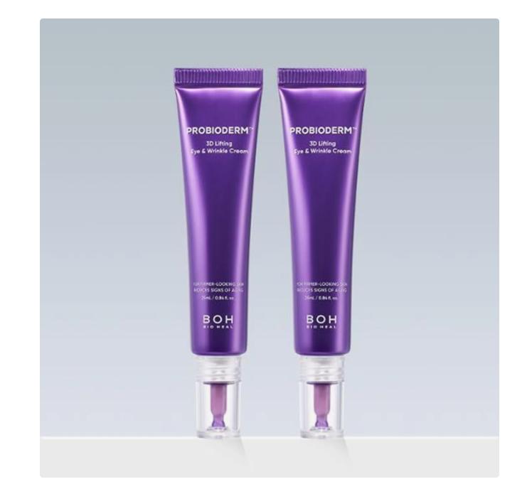 BIOHEAL BOH Probioderm 3D Лифтинг Крем для Глаз и от Морщин Набор 25 мл x 2 шт K-Beauty 25ml x 2ea