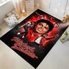 Michael Jackson Iconic Artwork Style Rug Non-slip Rug Suitable for Living Room and Bedroom Sofas.