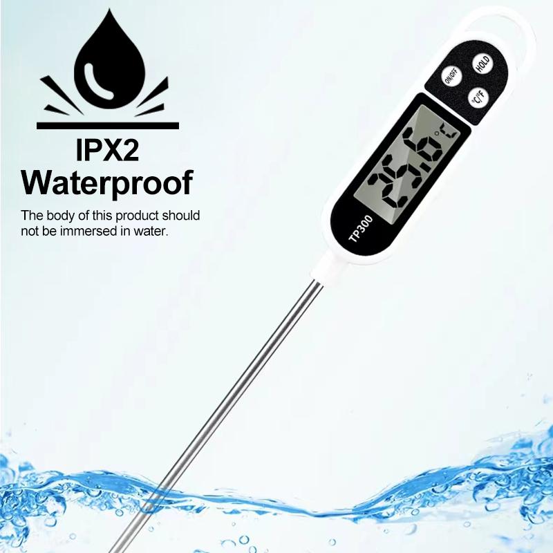 Kjøkken Digitalt Mattermometer Kjøtt Kake Melk BBQ Matlaging Husholdningstermometer Probe Måler Elektronisk Ovnsverktøy