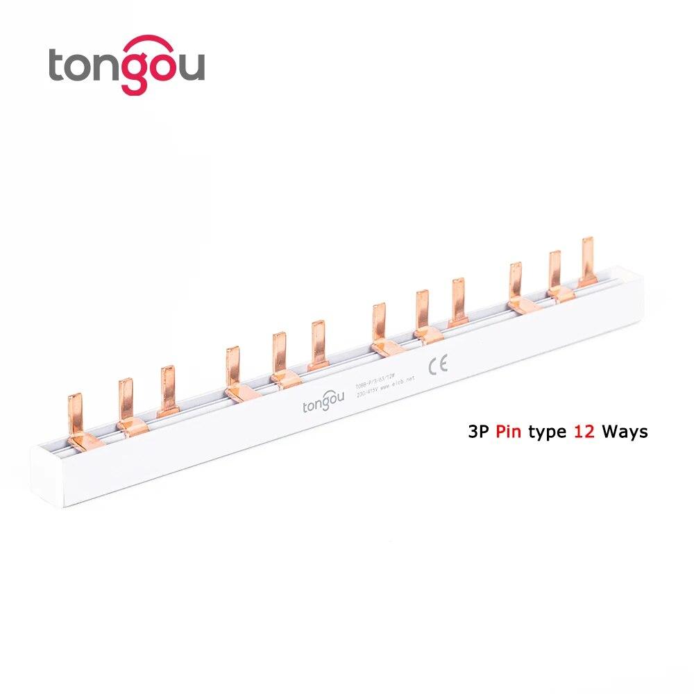 PIN TYPE Fork Type Copper Busbar for Distribution Box Circuit Breaker MCB 63A Connector Busbar Connection