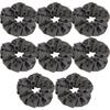 New Polka Dot Hair Ties Rope Women Large Size Heart Bowknot Printed Scrunchies Grey Black Hairband Ponytail Holder Headwear