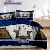 Pumas UNAM Pattern Bedding Quilt Set Quilt Cover Pillowcase Home Decoration Birthday Gift (1 * duvet cover + 2 * pillowcase, without core)