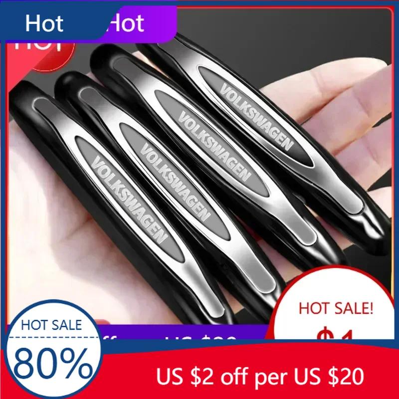 Nouveau Nouveau 4PCS Bande Anti-collision Pare-chocs de Porte de Voiture Protections Protecteur Latéral pour Volkswagen GOLF 5 Tiguan Polo Golf 6 Golf 7 Jet