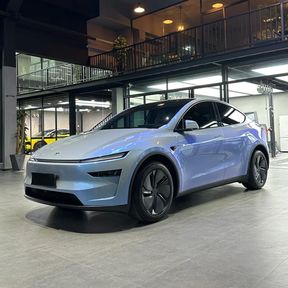 ONDO6 For Tesla Model Y Juniper 2025 2026 Pre-cut PPF DIY Dreamy Rock Gray Color Changing Film Anti-Scratch PET Paint Protection Film