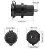 Quick Charge 4.0 PD QC 3.0 USB Car Charger 12V 24V 60W USB Outlet Fast Charger F