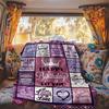 Birthday Wishes Customize Your Name Rv Blanket Soft Comfortable Lightweight Perfect For Travel Camping Picnics Sofas Rvs Beds Living Rooms And Moret17