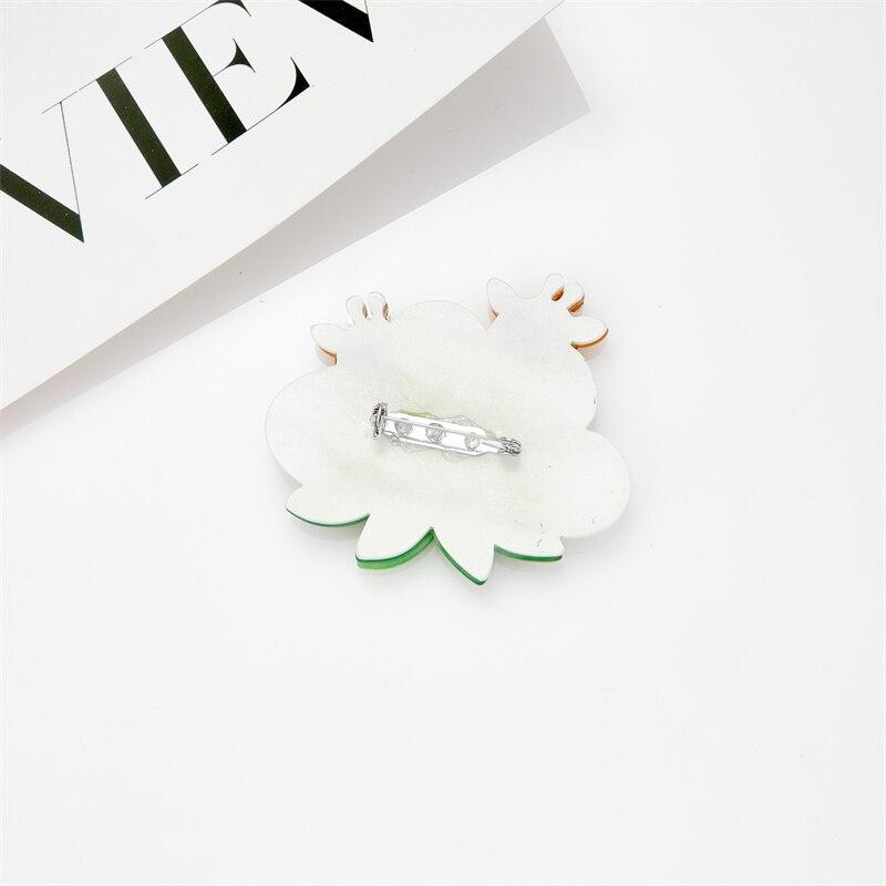Blucome 2023 New Fashion Acrylic Giraffe Brooch Ladies Exaggerated Cartoon Cute Badge Lapel Brooch Jewelry Gift