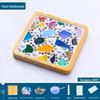 DIY Mosaic Coaster Kit: Creative Glass Sticker Craft for Kids & Adults