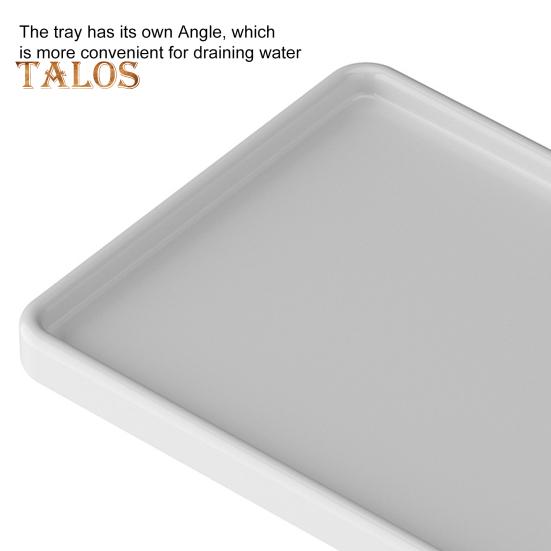 Suport de depozitare Suport pentru burete Construcție robustă Bucătărie rezistentă la sarcină Dormitor Dozator de săpun vase cu tavă detașabilă