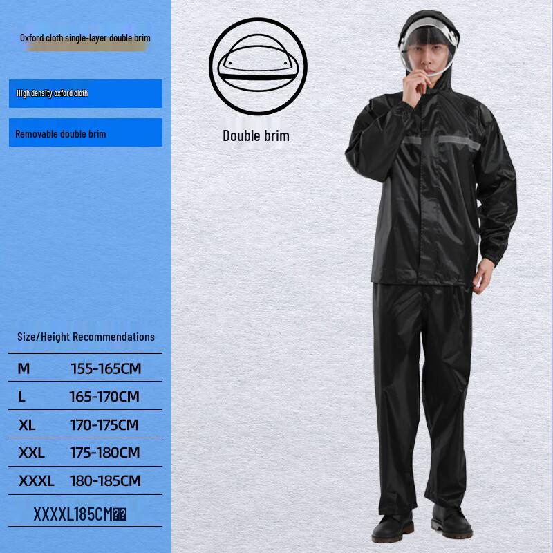 Heavy-Duty Reflective Rain Suit