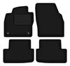 Dywaniki Samochodowe Welurowe Czarne Do: Skoda Fabia IV Hatchback (2021-)